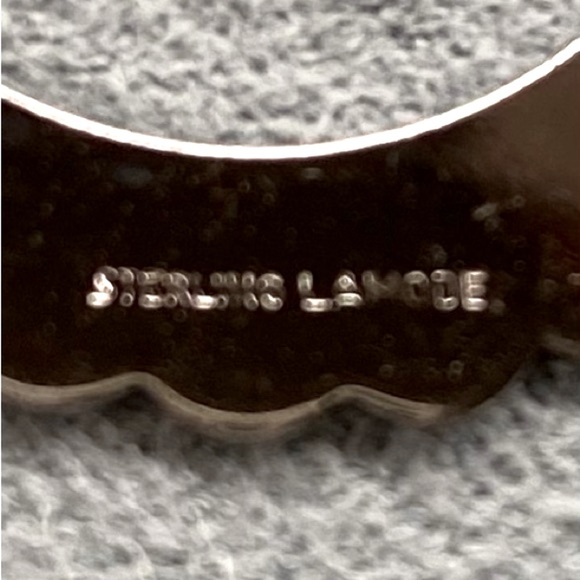 Vintage Lamode Sterling Circle Pin - Picture 4 of 6